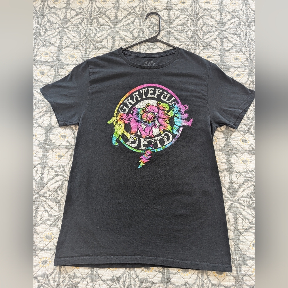 Grateful Dead Black Tee with Dancing Bears
